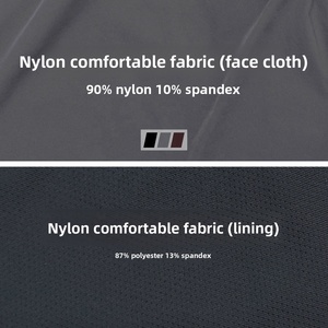 Shorts de course 2 en 1 pour homme, séchage rapide, décontractés, pour entraînement, gym, extérieur, pickleball, padel, tennis, avec poches zippées - Product Image 3