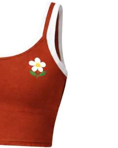 Manufacturer Custom Women <b>Rust</b> Crop <b>Top</b> And Mini Skirt Set Sleeveless Sports Bra Two Piece Yoga Gym Fitness Summer Casual Outfit - Product Image 4