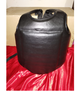 Protection de Poitrine en Cuir Véritable, Coussinet Abdominal Respirant en Mousse pour Entraînement de Karaté, Protection Sportive Durable et Personnalisable - Product Image 6