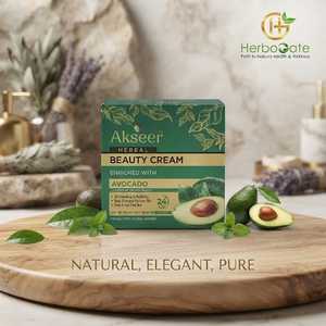 ครีมบำรุงผิวสมุนไพรธรรมชาติ Akseer Herbal Beauty Cream สูตรบำรุงผิวชุ่มชื้น ครีมบำรุงผิวหน้า ช่วยให้ผิวเนียนนุ่ม - Product Image 2