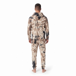 Wholesale Unisex Tie Dye Tracksuit <b>Full</b> <b>Zip</b> <b>Hoodie</b> And Jogger Regular Fit Custom Two Piece Set Manufacturer - Product Image 6