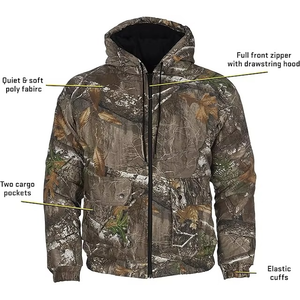 Chaqueta de Caza Unisex GRACE SIGN GS-HW para Exteriores, Invierno, Soft Shell, Impermeable, Transpirable, Camuflaje, Resistente al Viento, para Senderismo - Product Image 5