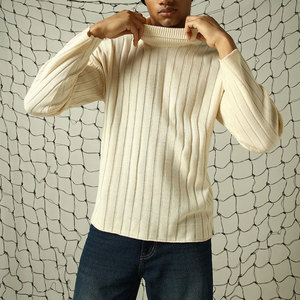 Winter Fall Men's <b>Sweaters</b> Plus Size Turtle Neck Men Clothing Pullover Ribbed Knitted <b>Turtleneck</b> <b>Sweater</b> Men Breathable - Product Image 6