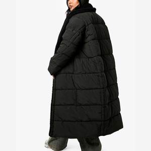 Women's Quilted Puffer Jacket Hooded Winter <b>Bubble</b> <b>Coat</b> Long Sleeve Zip Up Casual Outdoor Warm Fashion Jacket 2026 - Product Image 4