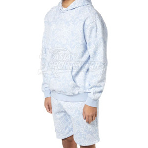 Premium Comfort Wear Hoodies and Shorts Set Soft Knit Shape Casual Ready Modern Look Trend Appeal Clothing - Product Image 4