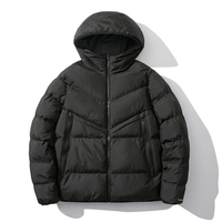 Blouson matelassé respirant et imperméable pour femme avec logo personnalisé, bordure en fourrure, style décontracté, grande taille, collection hiver 2026