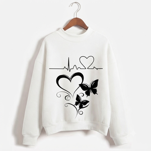2026 Custom Women Oversize Turtleneck Lightweight 100% Cotton Streetwear <b>Drop</b>-shoulder Pullover Sweatshirt Manufacturer Sports - Product Image 3