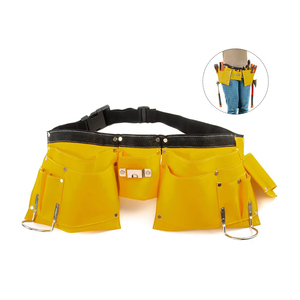 Wholesale Price High Quality Cowhide Leather <b>Tool</b> Bag Heavy Duty Pakistani Factory Made Supports OEM and ODM Customization - Product Image 6