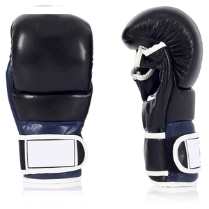 <b>Red</b> Blue White Black Blue PU Breathable Full Finger Boxing <b>Gloves</b> Durable Training Gear for Boxing Practice All Seasons - Product Image 2