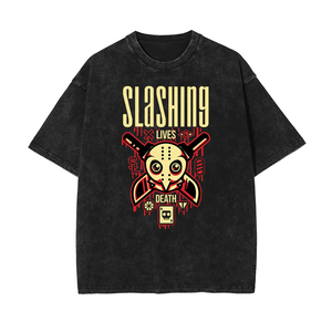 Camiseta Gótica Extra Grande de Estilo Hip Hop, Vintage, Unisex, 100% Algodón Tejido, Premium - Product Image 2