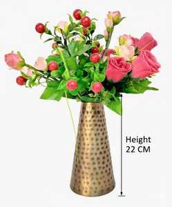 Vase moderne en fer martelé, décoration florale intérieure, style minimaliste, suspendu, durable, utilisation en extérieur, pour hôtel - Product Image 5