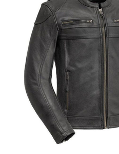 Custom Men's Genuine Leather Motorcycle <b>Jacket</b> <b>Slim</b> <b>Fit</b> Vintage Cowhide Biker Coat Casual Outerwear Fashion Male Winter <b>Jacket</b> - Product Image 2