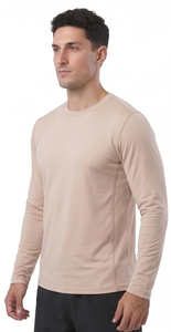 T-shirt de compression à manches longues personnalisé pour hommes, coupe ajustée, pour la musculation, l'entraînement et le yoga – Vente en gros - Product Image 2
