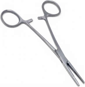 Pinces hémostatiques compactes de 4,5 pouces dotées d'un mécanisme de verrouillage précis, idéales pour une fixation sécurisée et délicate des vaisseaux. - Product Image 6