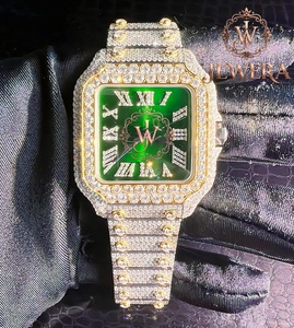 Reloj Mossinate de Lujo, Alta Calidad, Acero Inoxidable, Cristal, Diamantes, Movimiento Mecánico, Correa Ajustable, para Hombre y Mujer, Oficina, Fiesta - Product Image 1