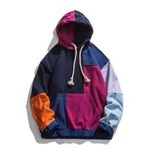 Sudadera con Capucha Extra Grande para Hombre, 100% Algodón, Felpa Francesa, Estilo Casual Otoñal, Corte Regular, Diseño con Bolsillos, Color Sólido, Ecológica - Product Image 5