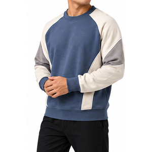 Sweat-shirt à col rond pour homme, en coton doux, avec logo personnalisé, streetwear décontracté, pull-over, OEM, ODM, marque privée, vente en gros - Product Image 3