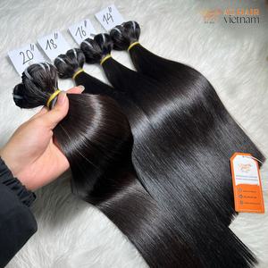 100% alta calidad envío rápido vietnamita Real Remy hueso crudo recto paquetes de cabello humano extensiones de cabello completo para Color - Product Image 6