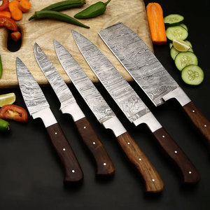 Ensemble de couteaux de chef en acier Damas, collection complète d'outils de découpe pour la cuisine, avec poignées confortables pour la cuisine à domicile et les restaurants - Product Image 5