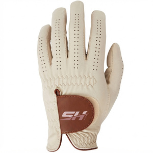 Guantes de Golf de Piel de Cabretta Genuina de Primera Calidad para Hombre, con Logotipo Personalizado, Piel de Oveja de Alta Calidad para Mano Izquierda y Derecha, Uso Deportivo - Product Image 4