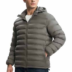 Chaqueta de Invierno Acolchada Extra Grande de Alta Calidad 2025, Chaqueta de Diseñador con Logotipo Personalizado para Hombre - Product Image 3