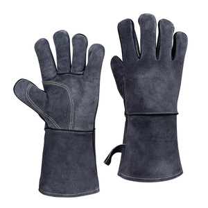 ถุงมือเชื่อมหนังวัวพรีเมียม ถุงมือนิรภัยขายดี ราคาถูก ขายส่ง มีสีให้เลือกหลากหลาย - Product Image 1