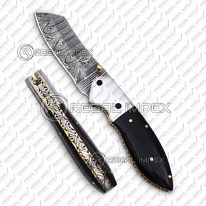 Handmade Carbon Steel Folding Knife Wood OEM Industrial Grade EDC <b>Tool</b> 7.5" Pocket <b>Camping</b> Carving Gift Father Regal Impex - Product Image 4