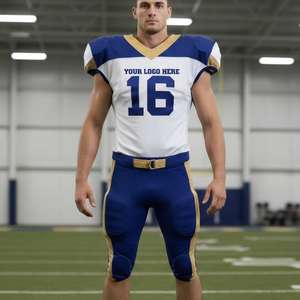 Uniforme de football américain réversible, maillot réversible, pantalon réversible, qualité supérieure, logo personnalisé, tailles personnalisées, vente en gros - Product Image 3