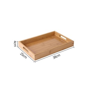 Bandeja de Madera para Desayuno, Café, Té, Aperitivos, Servir Comida, Cocina, Mesa de Comedor y Decoración del Hogar - Product Image 5