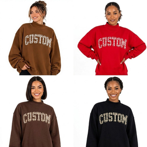 Sudadera Bordada Personalizada al por Mayor, Sudadera con Apliques para Graduación, Cuello Redondo, Regalo de Graduación para la Clase de 2027 - Product Image 4