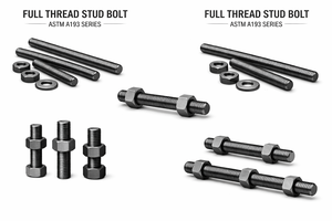 Perno Roscado Completo ASTM A193 B7 |   Sujetadores de Acero Aleado Tratado Térmicamente para Aplicaciones de Petróleo y Gas, Tolerancia del 1%, Fabricante - Product Image 2