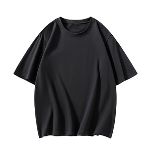 T-shirt de sport oversize en coton élastique et polyester, coupe ample, personnalisable, décontracté, pour homme, coupe ajustée, tricoté, collection 2026 - Product Image 4