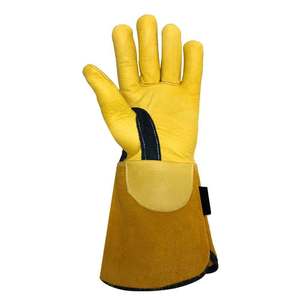 Gants de soudage à manches longues pour la sécurité au travail, résistants à la chaleur, imperméables, antidérapants, sans silicone, sans poudre - Product Image 2