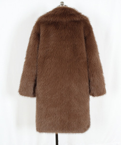 New Style Cross-Border Faux Fur Trench <b>Coat</b> for <b>Men</b> <b>Long</b> British Suit Collar Breathable Thick Faux Fur <b>Coat</b> - Product Image 2