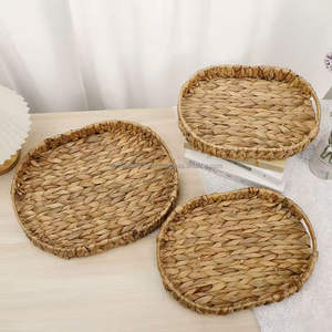 Artesanía Ecológica, Bandeja de Jacinto de Agua, Hecha a Mano, Natural, Proveedor Mayorista de Servicio de Jacinto de Agua, Diseño Sostenible - Product Image 3