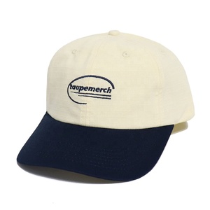 หมวกเบสบอลผ้าทวิลล์คอตตอน 100% สองสี ปักโลโก้ตามสั่ง หมวกทรงแด๊ด ปรับขนาดได้ ทรงวินเทจ ไม่เสริมโครง ขายส่ง สำหรับทุกเพศ - Product Image 5