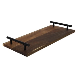 Unicorn Handicrafts Durable Easy Clean Natural Finish <b>Wooden</b> Handmade Serving Breakfast <b>Tray</b> Food <b>Table</b> <b>Tray</b> Hotel Restaurant - Product Image 1