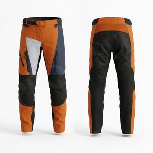 Pantalon de moto imperméable personnalisé avec logo imprimé, respirant, coupe-vent, pantalon de cyclisme, pantalon de protection pour motards, homme - Product Image 5