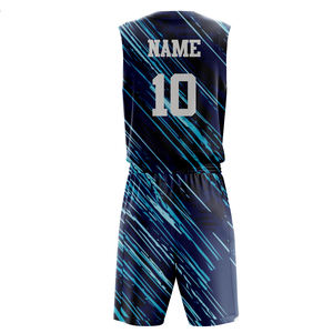 Nuevo Conjunto de Uniforme de Baloncesto Unisex para Adultos, para Entrenamiento y Competición, con Apliques, Sublimado, Transpirable, de Secado Rápido, 100% - Product Image 2
