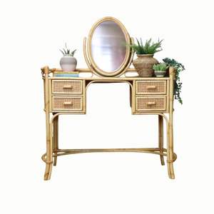 Espejo y Tocador de Ratán Natural en Oferta, Venta al por Mayor, OEM, ODM, Tamaño y Color Personalizables, Precios Económicos - Product Image 2