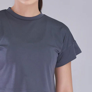 Compre Ahora Camiseta Corta Holgada para Mujer, Manga Corta, Estilo Casual, Ropa de Verano, Múltiples Colores y Tallas, Venta al Por Mayor OEM - Product Image 5