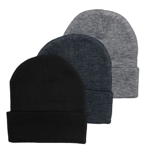 Wholesale Plain Beanie Hat Rib Knit <b>Winter</b> <b>Cap</b> Unisex Soft Warm Stretch Skull <b>Cap</b> Custom Logo Hat - Product Image 4