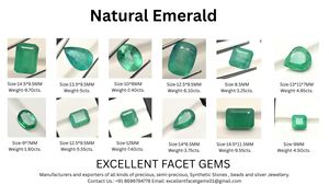 4.5 Ct AAA Grade Quality ! 100% Natural <strong>Emerald</strong> Unheated Octagon <strong>Emerald</strong> Cut, Asscher Cut, Square Cut 9 mm - Product Image 6