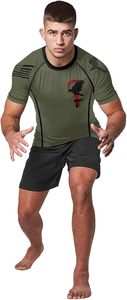 Camiseta de Compresión de Manga Larga Personalizada para Gimnasio y BJJ/MMA, de Secado Rápido, Hecha de Spandex y Nailon - Product Image 5
