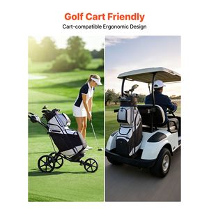 Bolsa de Golf con 14 Divisores Superiores, Correa para Hombro, Asas de División de Longitud Completa y Bolsillos de Almacenamiento para Palos de Golf - Product Image 5