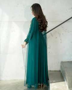 Vestido Modesto de Chifón 100% Poliéster, Kaftan Abaya Farasha Jalabiya 2026, Tradición Islámica Musulmana, Venta al por Mayor en Dubái - Product Image 5