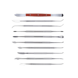 Conçu pour les professionnels, l'ensemble de spatules dentaires manuelles en acier inoxydable offre un contrôle supérieur, une manipulation fluide et une utilisation durable. - Product Image 6