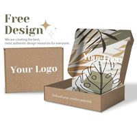 Caja de Regalo Plegable de Cartón Kraft Marrón, Ecológica, Reciclada, para Zapatos, con Asa y Logotipo Impreso a Cuatro Colores