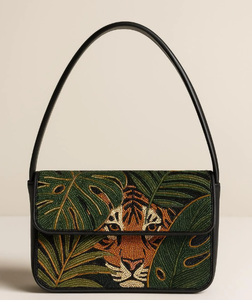 Bolso de Hombro de Estilo Étnico Hecho a Mano para Mujer, Bolso Portátil Impermeable para Compras al Aire Libre - Product Image 6