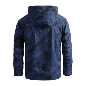 Chaquetas Impermeables Cortavientos al por Mayor, Ligeras, Transpirables, con Capucha, Ropa Deportiva Informal - Product Image 4